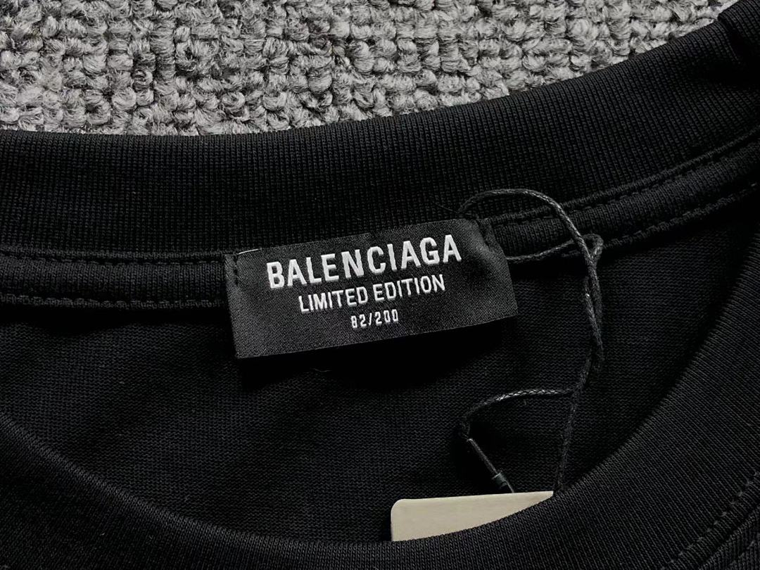 Balenciaga 108 B⭐L⭐⭐⭐IA⭐A T-SHIRT 213030721 (Im 170Cm 55Kg I Wear Size XS In The Phot) - Image 19