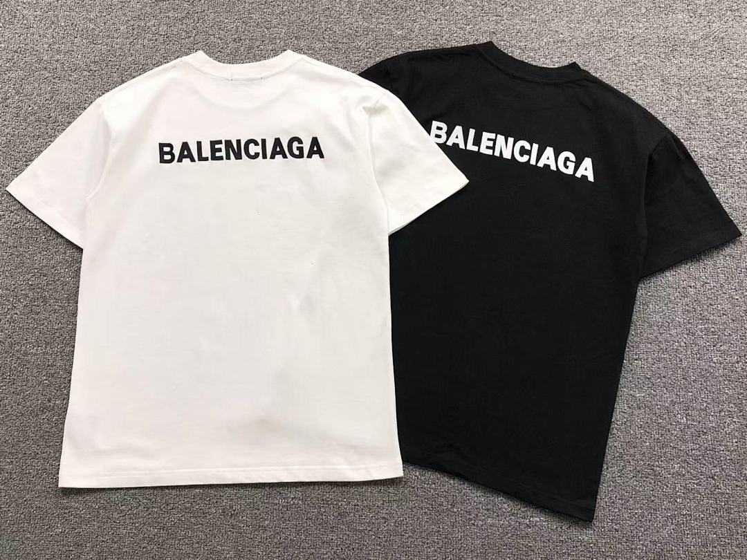 Balenciaga 115 B⭐L⭐⭐⭐IA⭐A T-SHIRT 2162314125 (Im 170Cm 60Kg I Wear Size S In The Phot) - Image 5