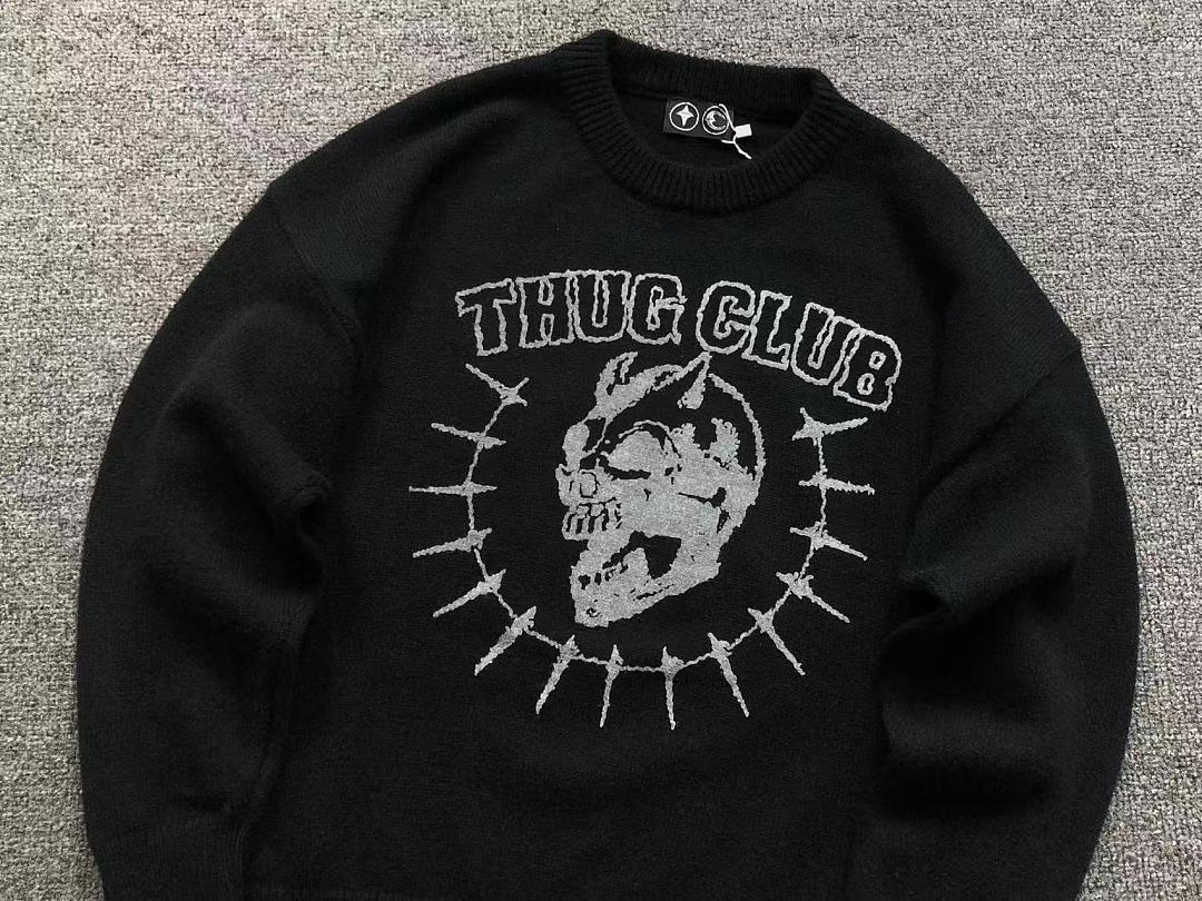 Christian Louboutin 158 THUG CLUB SWEATER 3206163217 (Im 170Cm 60Kg I Wear Size 1 In The Phot) - Image 7