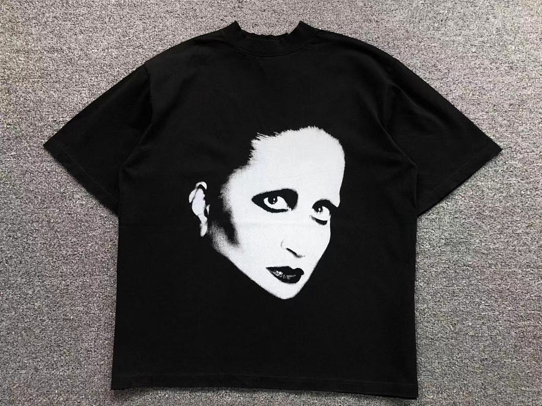 Balenciaga 135 B⭐L⭐⭐⭐IA⭐A T-SHIRT 42041310163 (Im 170Cm 60Kg I Wear Size XS In The Phot) - Image 5