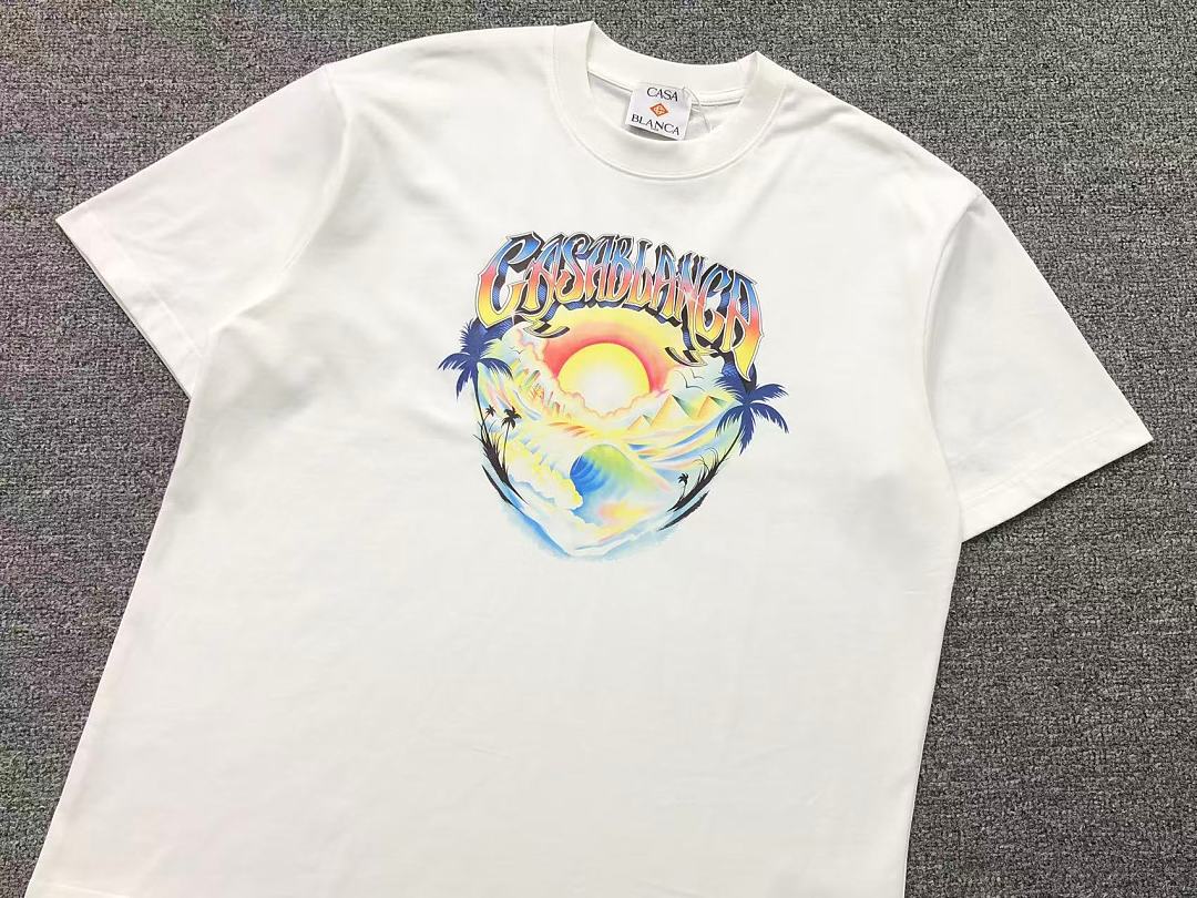 Casablanca 105 CASABLANCA T-SHIRT 52062611127 (Im 170Cm 60Kg I Wear Size L In The Phot) - Image 23