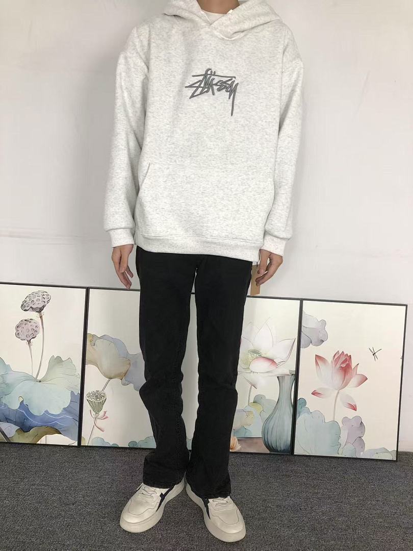 Stussy 195 STUSSY HOODIE 123101159 (Im 172Cm 55Kg I Wear Size M In The Phot) - Image 3