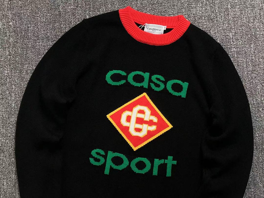Casablanca 145 CASABLANCA SWEATER 212061148 (Im 170Cm 57Kg I Wear Size M In The Phot) - Image 12