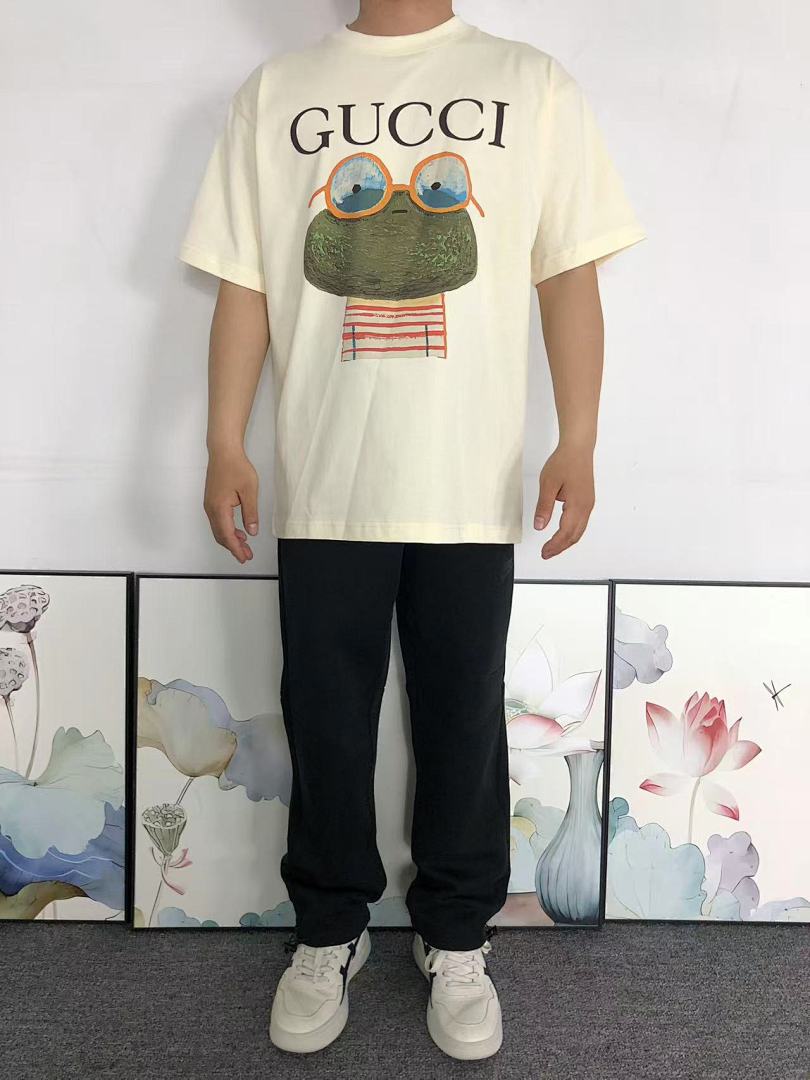 Gucci 85 G⭐C⭐I T-SHIRT 5231970101 (Im 170Cm 60Kg I Wear Size S In The Phot) - Image 3