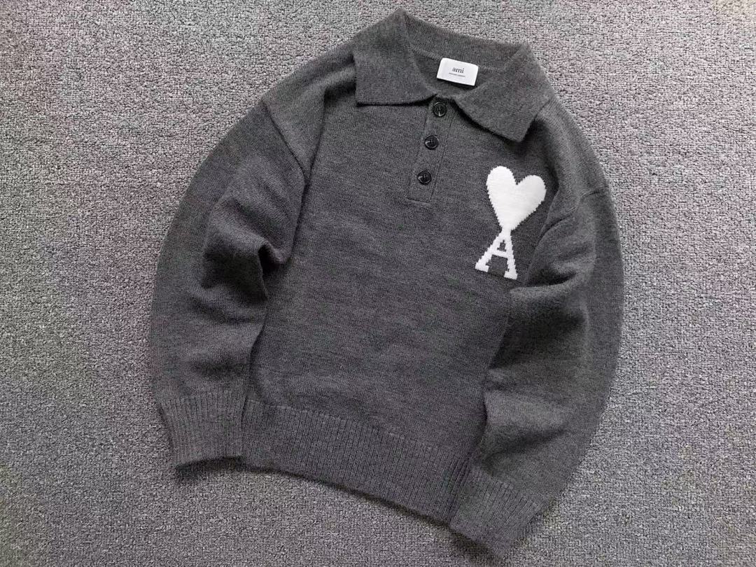 AMI 178 AMI SWEATER 4106190677 (Im 170Cm 60Kg I Wear Size S In The Phot) - Image 19