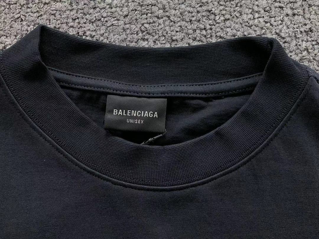 Balenciaga 125 B⭐L⭐⭐⭐IA⭐A T-SHIRT 42042603163 (Im 170Cm 60Kg I Wear Size XS In The Phot) - Image 11