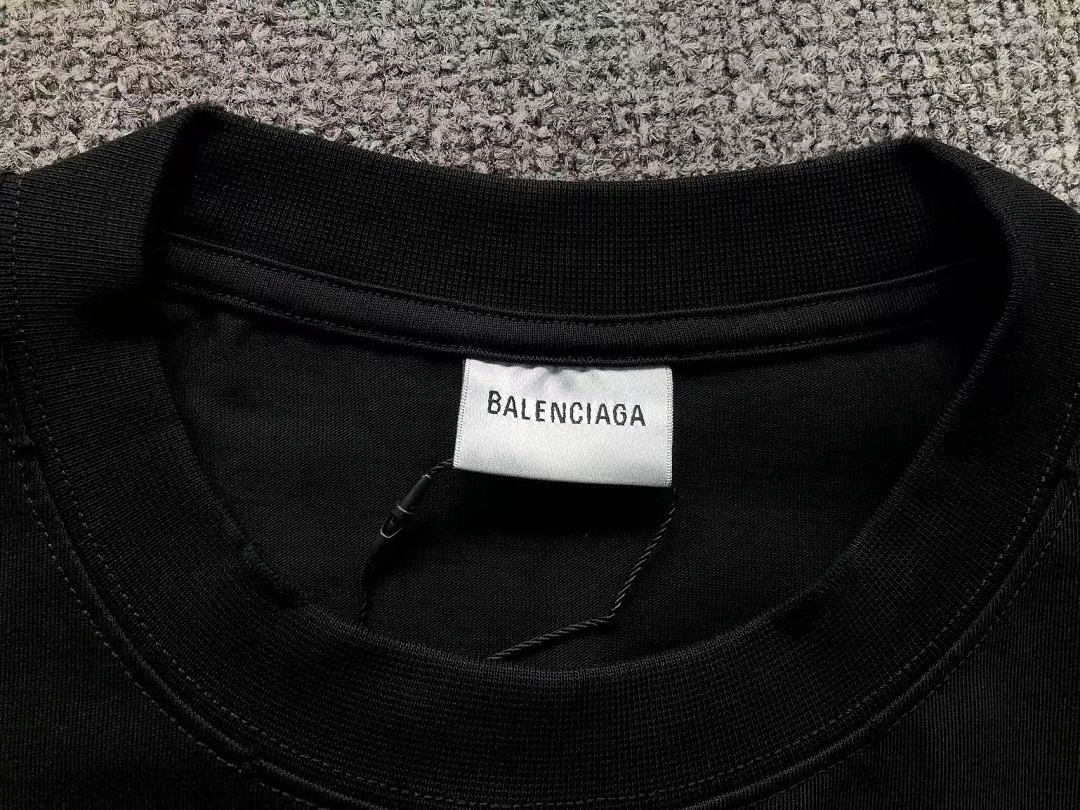 Balenciaga 129 B⭐L⭐⭐⭐IA⭐A T-SHIRT 3207090821 (Im 170Cm 60Kg I Wear Size M In The Phot) - Image 12