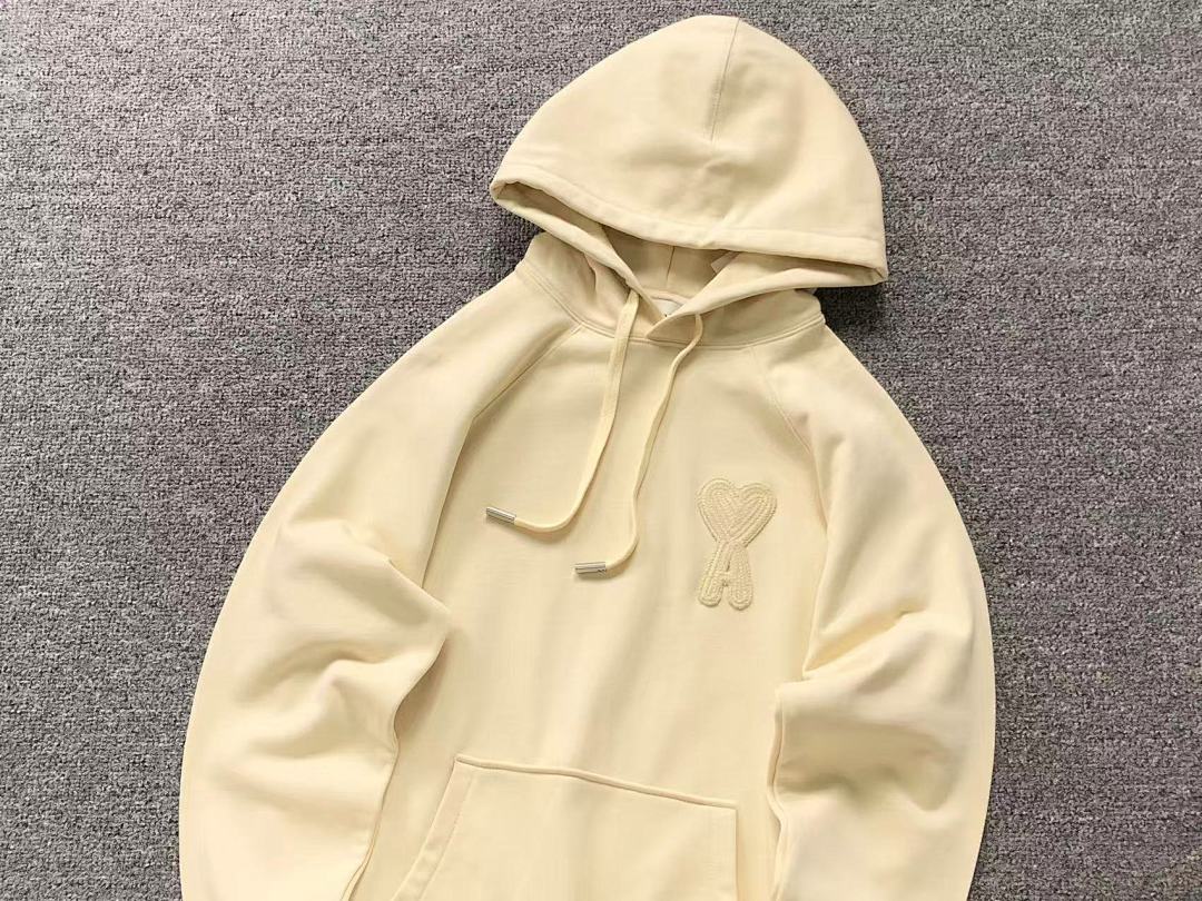 AMI 158 AMI HOODIE 3201123017 (Im 170Cm 60Kg I Wear Size S In The Phot) - Image 12