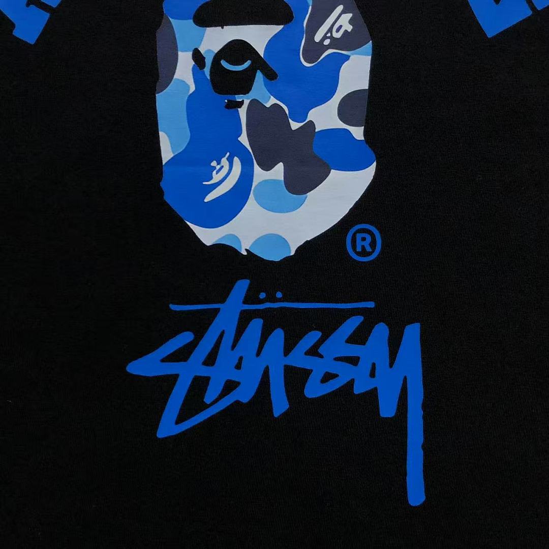 Bape 88 BAPE STUSSY T-SHIRT 3112050121 (Im 170Cm 60Kg I Wear Size M In The Phot) - Image 15