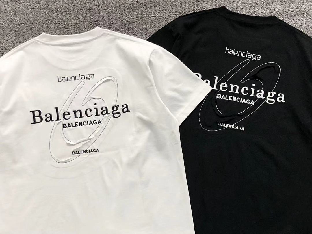 Balenciaga 135 B⭐L⭐⭐⭐IA⭐A T-SHIRT 3203272417 (Im 170Cm 60Kg I Wear Size M In The Phot) - Image 6