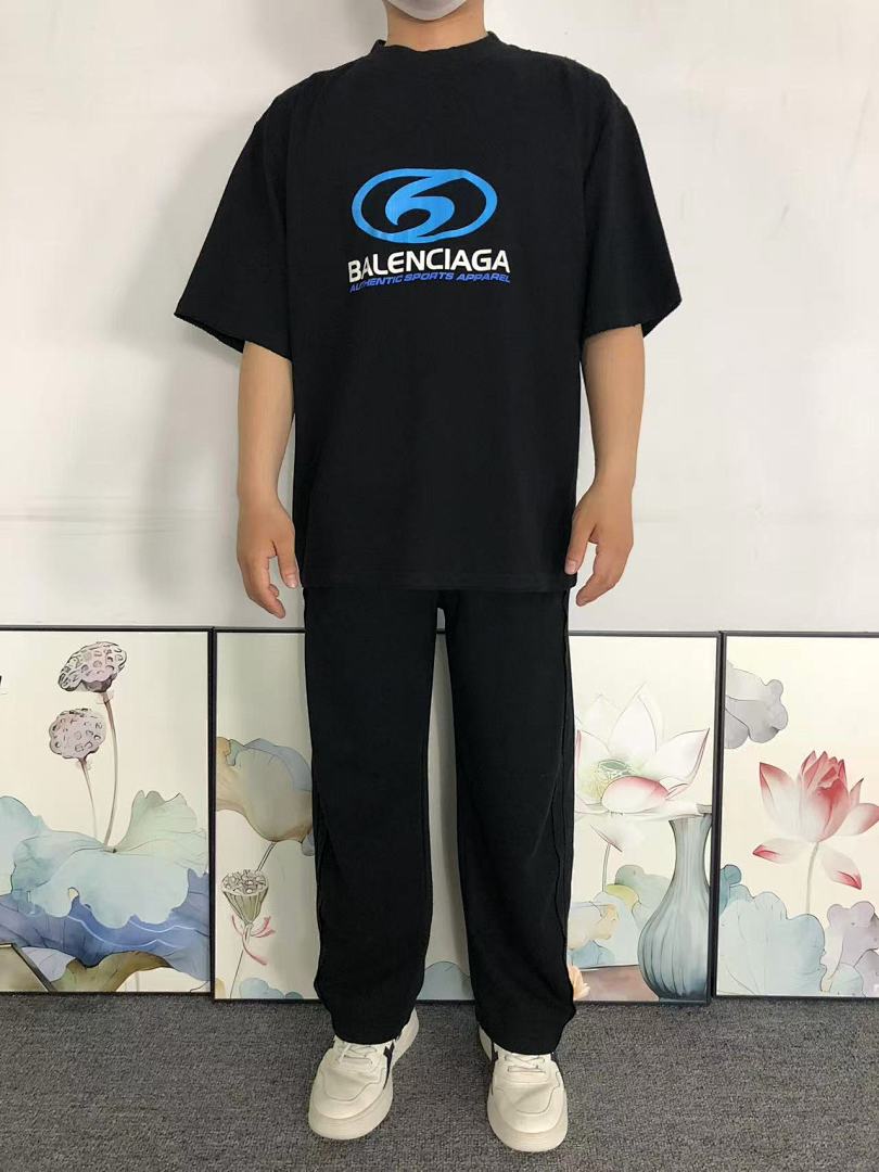 Balenciaga 125 B⭐L⭐⭐⭐IA⭐A T-SHIRT 42032810163 (Im 170Cm 60Kg I Wear Size XS In The Phot) - Image 3