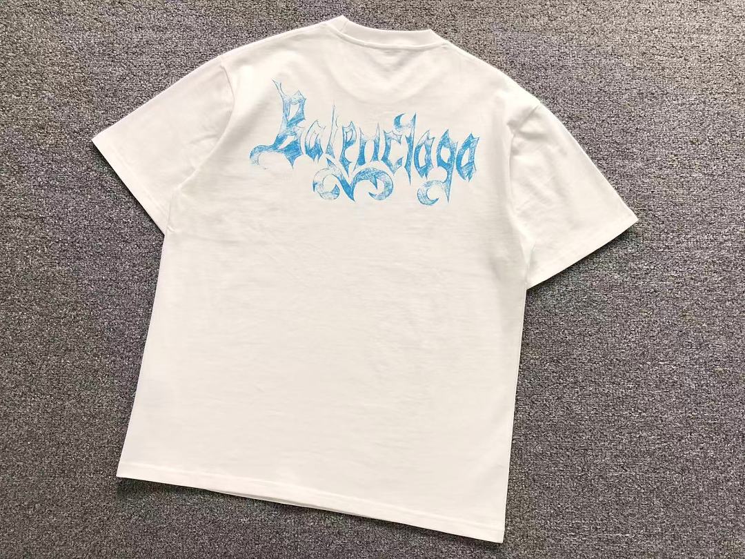Balenciaga 113 B⭐L⭐⭐⭐IA⭐A T-SHIRT 5261103147 (Im 170Cm 60Kg I Wear Size M In The Phot) - Image 7