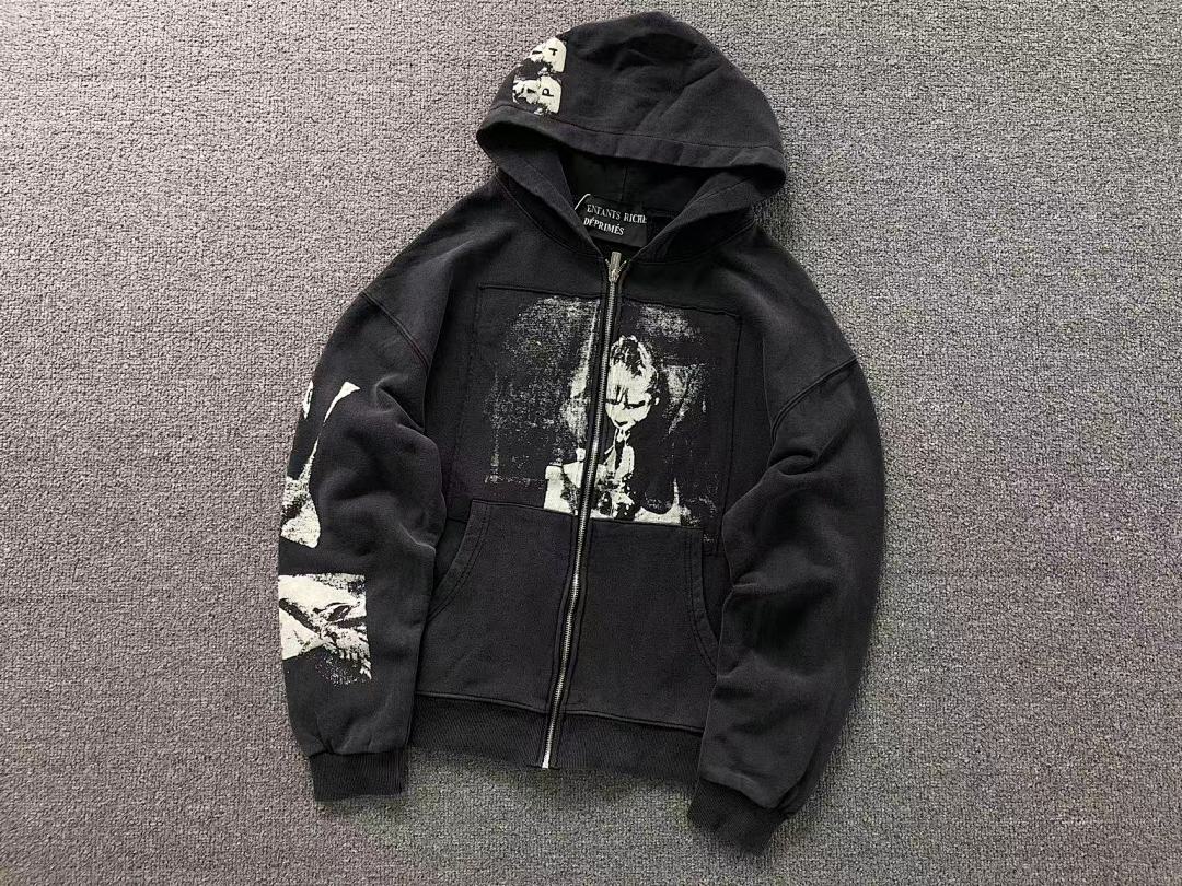 Chanel 178 ENFANTS RICHES DEPRIMES HOODIE 5211240162 (Im 170Cm 60Kg I Wear Size S In The Phot) - Image 6