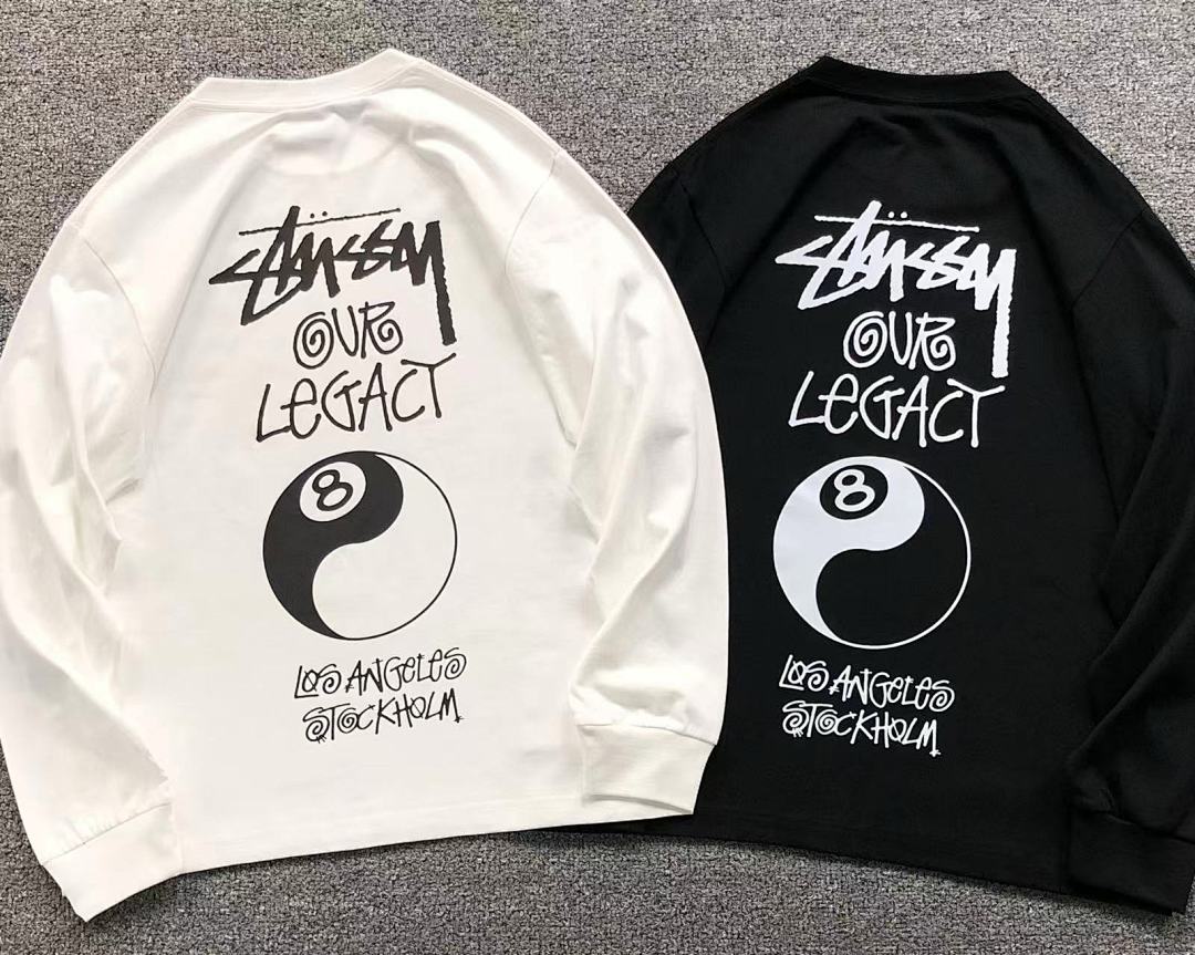 Stussy 115 STUSSY LONG SLEEVED 21101618125 (Im 170Cm 60Kg I Wear Size M In The Phot) - Image 6