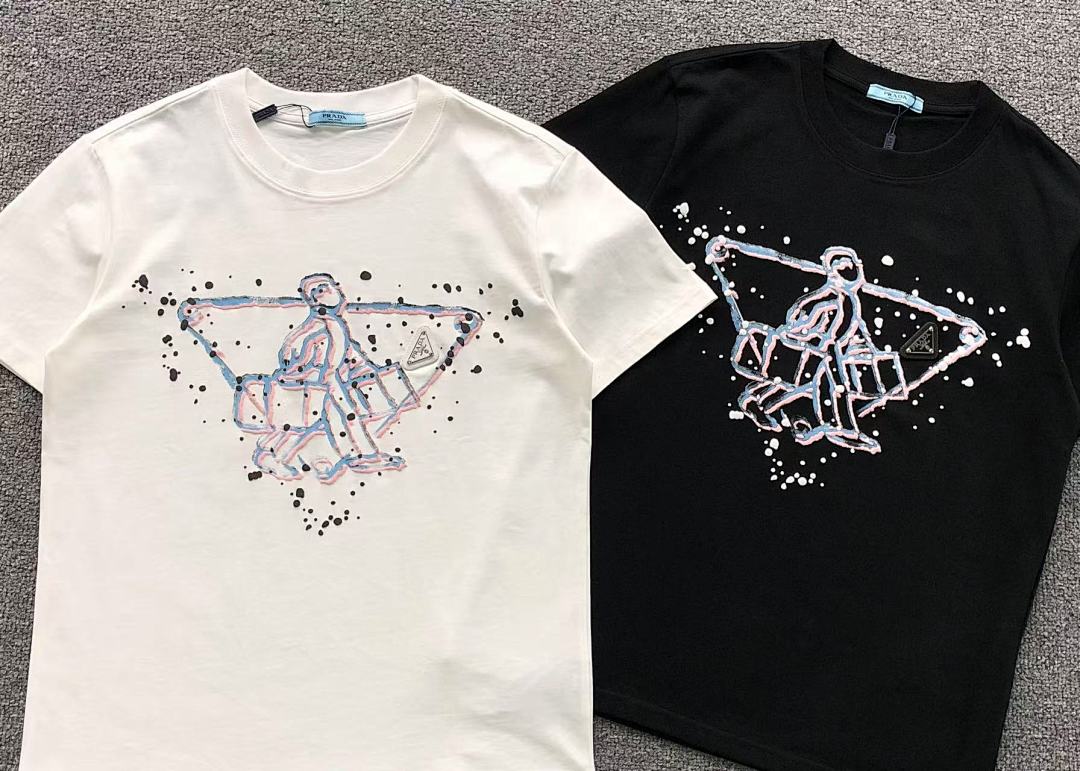 Prada 115 P⭐A⭐A T-SHIRT 1106133860 (Im 170Cm 60Kg I Wear Size S In The Phot) - Image 6