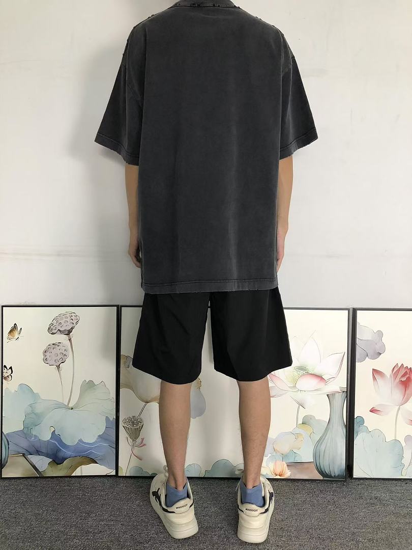 Balenciaga 129 B⭐L⭐⭐⭐IA⭐A T-SHIRT 42061611133 (Im 170Cm 60Kg I Wear Size 2XL In The Phot) - Image 4