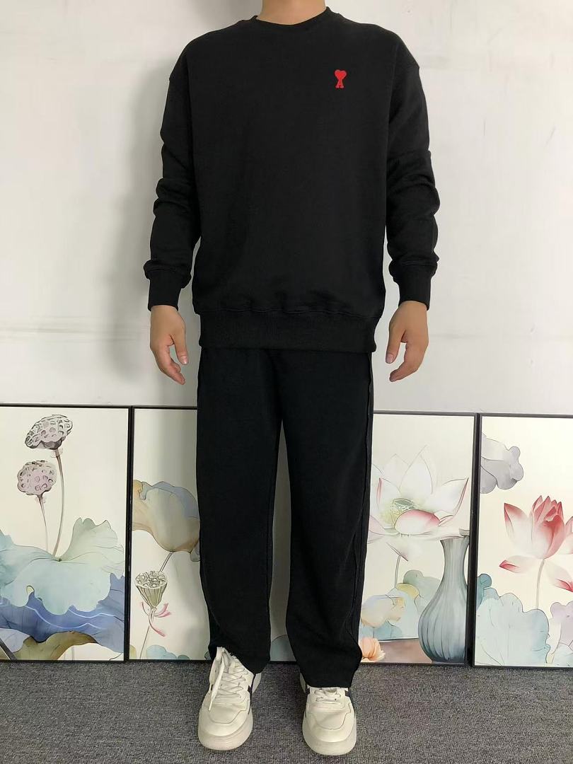 AMI 98 AMI HOODIE 1251919181 (Im 170Cm 60Kg I Wear Size M In The Phot) - Image 3