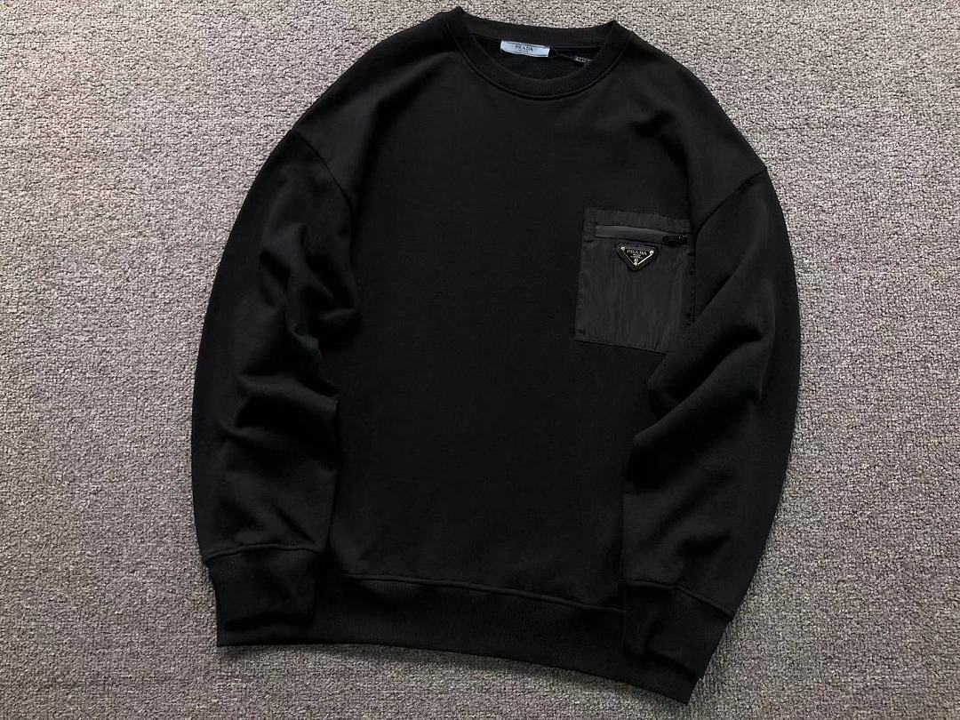 Prada 195 P⭐A⭐A HOODIE 4208281001 (Im 170Cm 60Kg I Wear Size M In The Phot) - Image 10