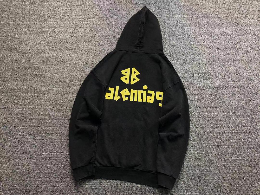 Balenciaga 225 B⭐L⭐⭐⭐IA⭐A HOODIE 5101172136 (Im 170Cm 60Kg I Wear Size S In The Phot) - Image 7