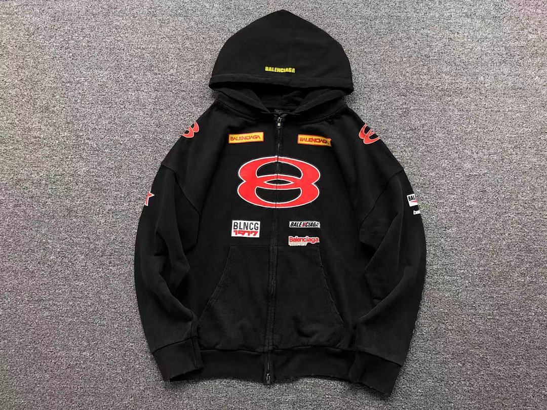 Balenciaga 258 B⭐L⭐⭐⭐IA⭐A HOODIE 5102713136 (Im 170Cm 60Kg I Wear Size S In The Phot) - Image 6