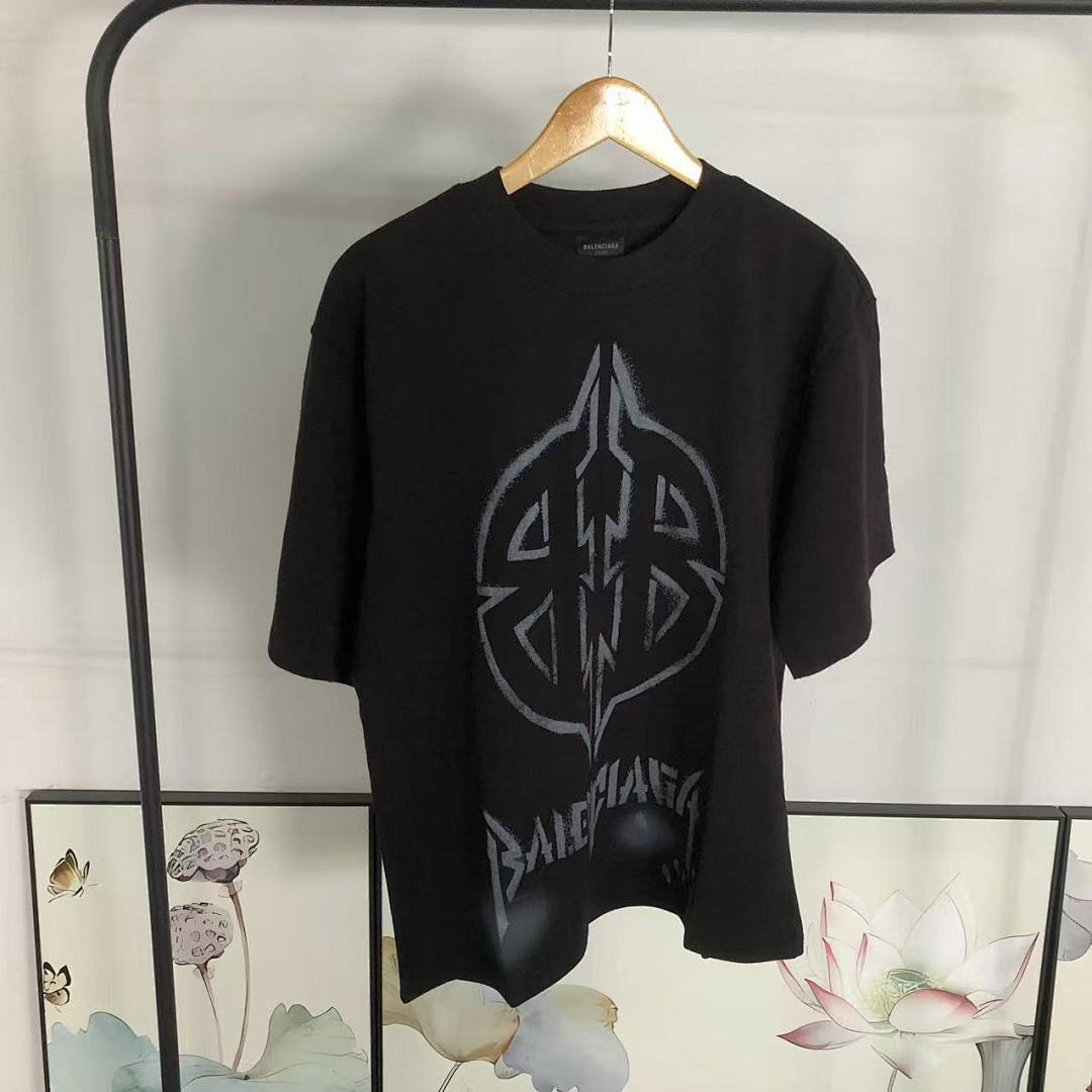 Balenciaga 135 B⭐L⭐⭐⭐IA⭐A T-SHIRT 42041302163 (Im 170Cm 60Kg I Wear Size XS In The Phot) - Image 25