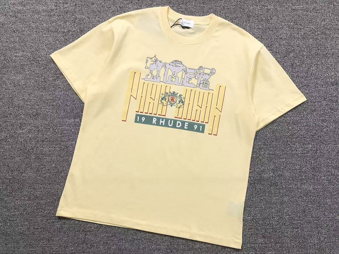 Rhude 105 RHUDE T-SHIRT 3208060817 (Im 170Cm 60Kg I Wear Size S In The Phot) - Image 11