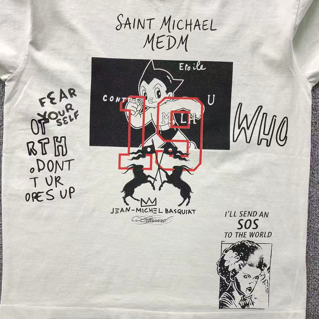 Chanel 98 SAINT MICHAEL T-SHIRT 42081405155 (Im 170Cm 60Kg I Wear Size S In The Phot) - Image 12