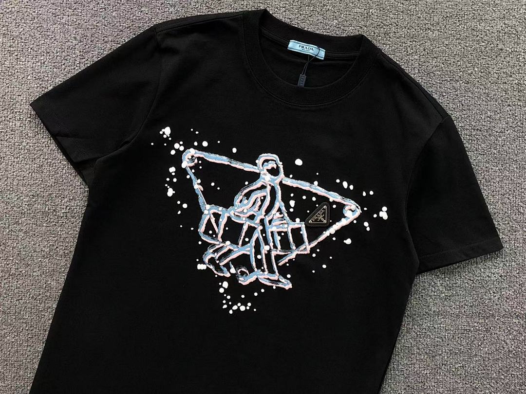 Prada 115 P⭐A⭐A T-SHIRT 1106133860 (Im 170Cm 60Kg I Wear Size S In The Phot) - Image 12
