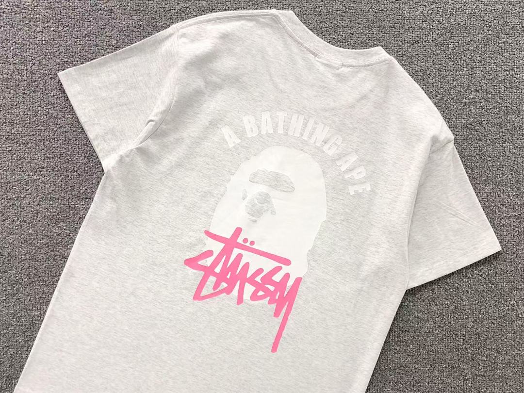 Bape 85 BAPE STUSSY T-SHIRT 4105171717 (Im 170Cm 60Kg I Wear Size S In The Phot) - Image 20