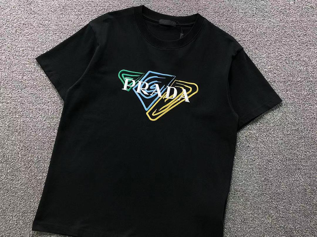 Prada 125 P⭐A⭐A T-SHIRT 2208034415 (Im 170Cm 60Kg I Wear Size S In The Phot) - Image 9