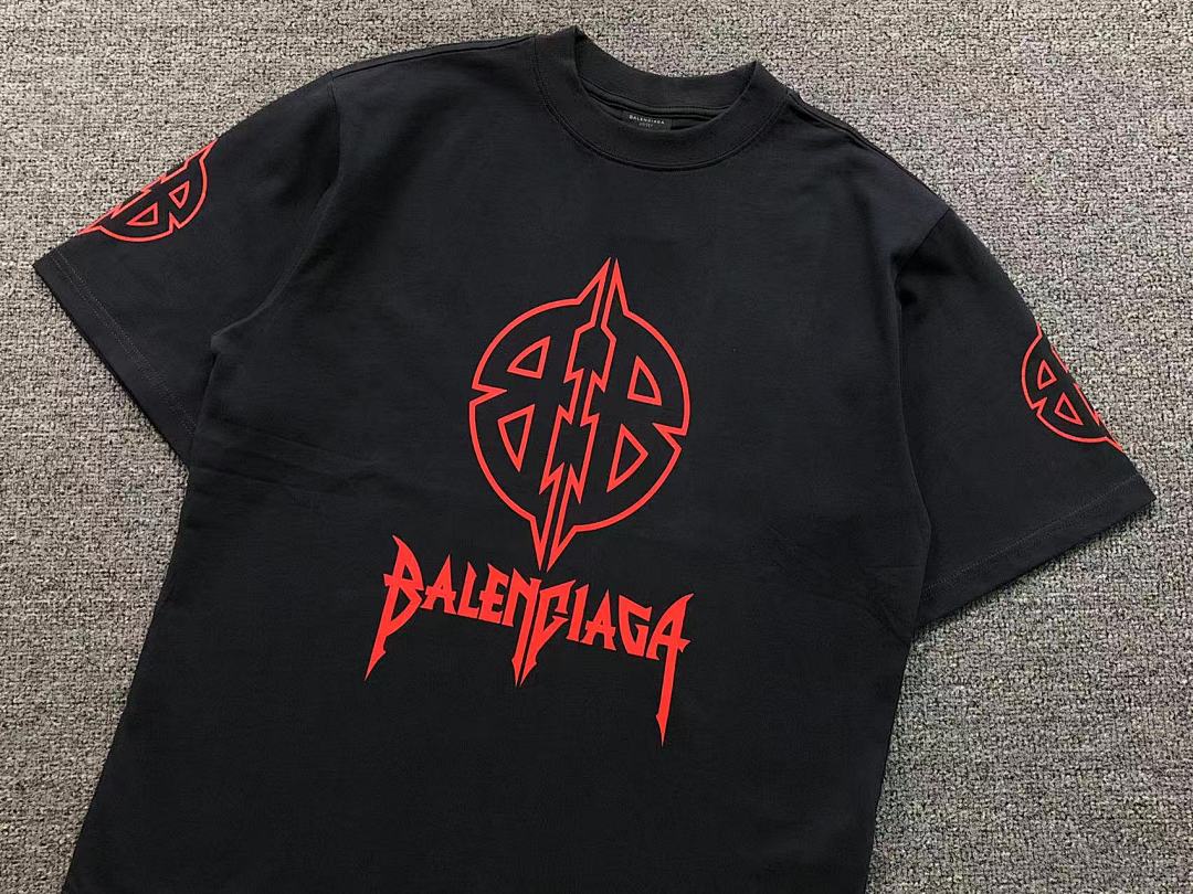 Balenciaga 125 B⭐L⭐⭐⭐IA⭐A T-SHIRT 42041307163 (Im 170Cm 60Kg I Wear Size XS In The Phot) - Image 7