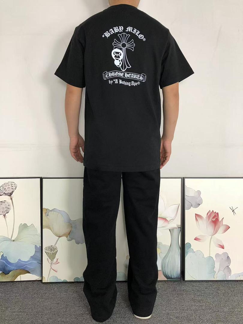 Bape 108 BAPE C⭐⭐OME HE⭐⭐TS T-SHIRT 3201100611 (Im 170Cm 60Kg I Wear Size M In The Phot) - Image 4