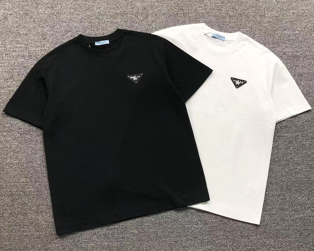 Prada 115 P⭐A⭐A T-SHIRT 3205030521 (Im 170Cm 60Kg I Wear Size L In The Phot) - Image 5