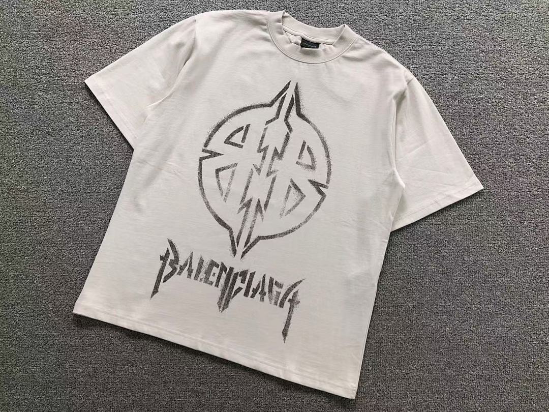 Balenciaga 135 B⭐L⭐⭐⭐IA⭐A T-SHIRT 42041309163 (Im 170Cm 60Kg I Wear Size XS In The Phot) - Image 6