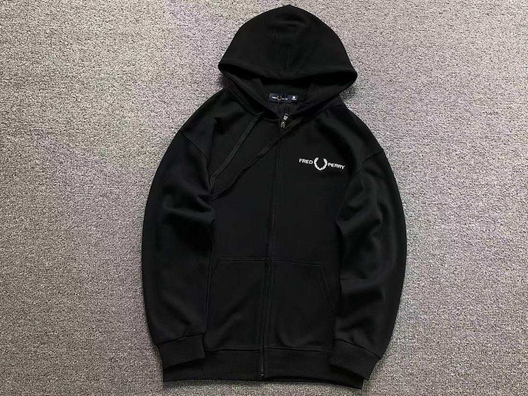 Unbranded 215 FRED PERRY HOODIE 2111180901 (Im 170Cm 60Kg I Wear Size M In The Phot) - Image 7