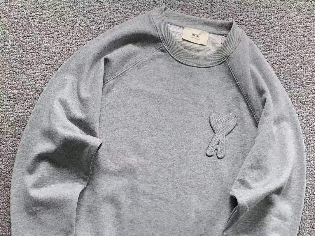AMI 125 AMI HOODIE 3201081017 (Im 170Cm 60Kg I Wear Size S In The Phot) - Image 16