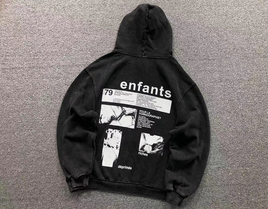 Chanel 135 ENFANTS RICHES DEPRIMES HOODIE 580705117 (Im 170Cm 60Kg I Wear Size S In The Phot) - Image 6