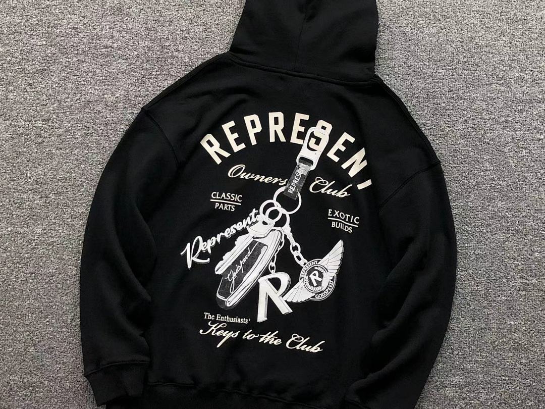 Represent 128 REPRESENT HOODIE 1109261368 (Im 170Cm 60Kg I Wear Size S In The Phot) - Image 7
