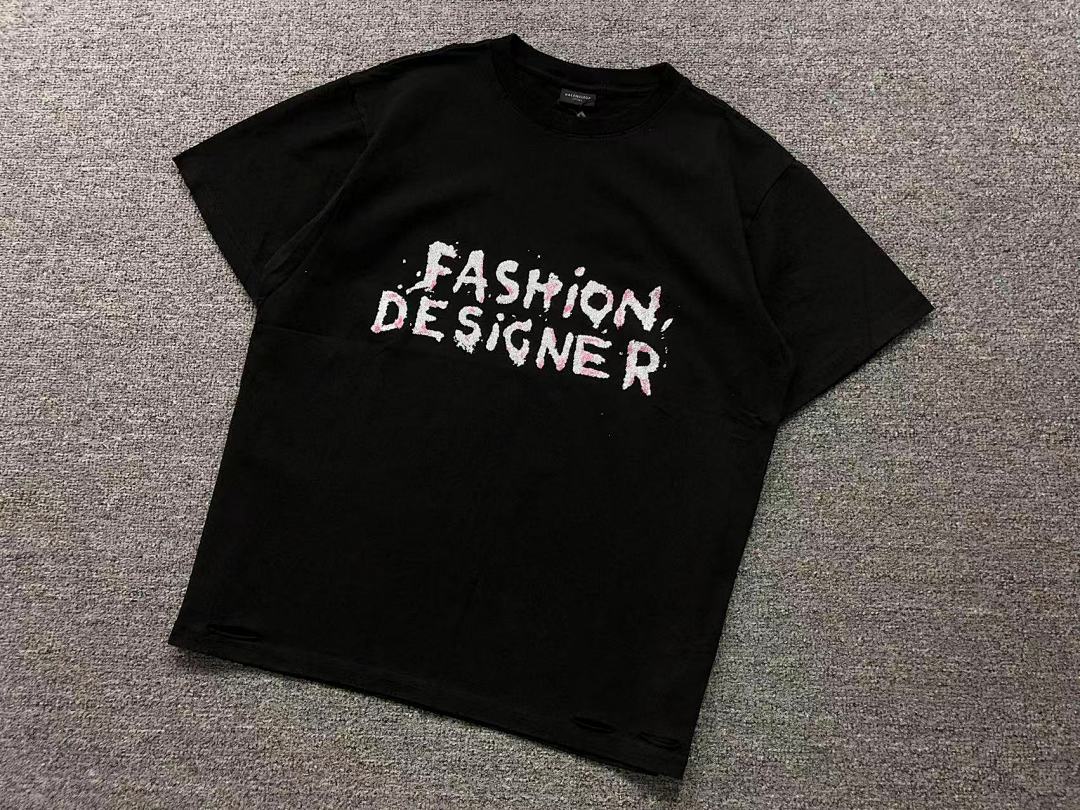 Balenciaga 98 B⭐L⭐⭐⭐IA⭐A T-SHIRT 5212125136 (Im 170Cm 60Kg I Wear Size S In The Phot) - Image 6