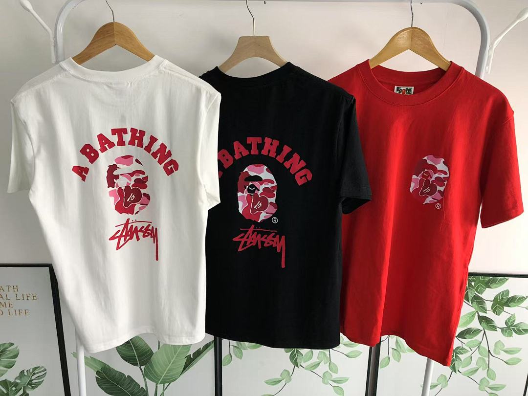 Bape 79 BAPE STUSSY T-SHIRT 411182942 (Im 170Cm 57Kg I Wear Size S In The Phot) - Image 30