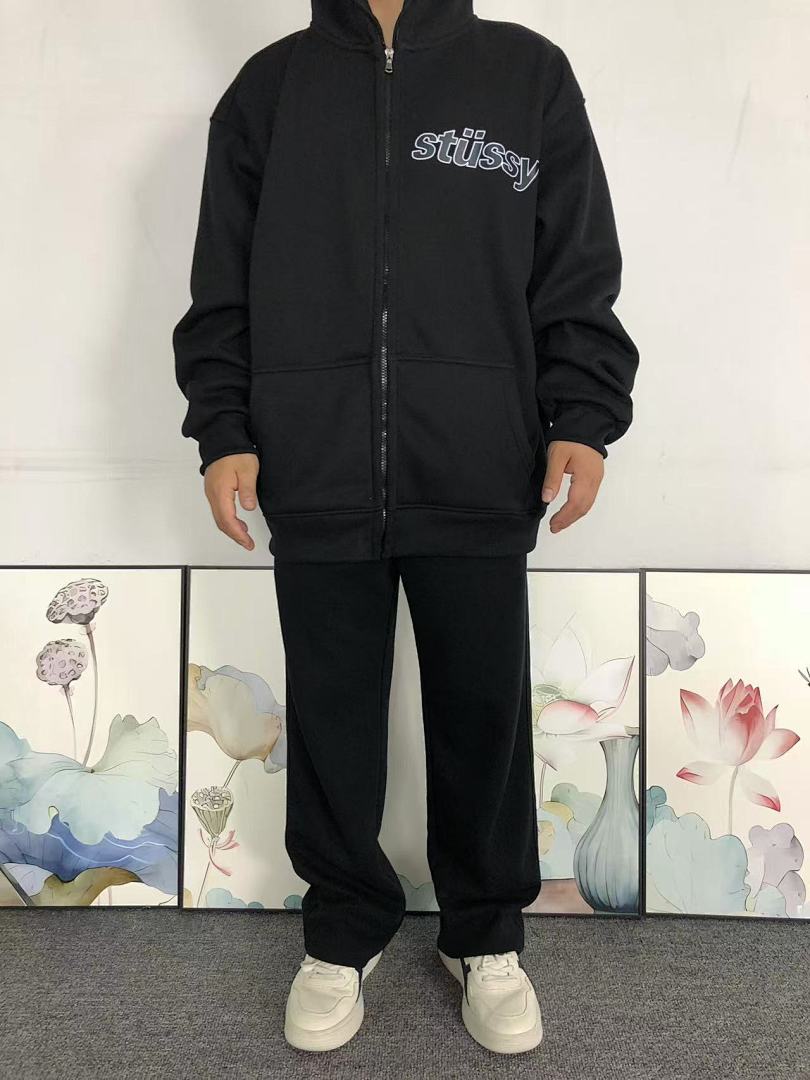 Stussy 128 STUSSY HOODIE 412251398 (Im 170Cm 60Kg I Wear Size 2XL In The Phot) - Image 3