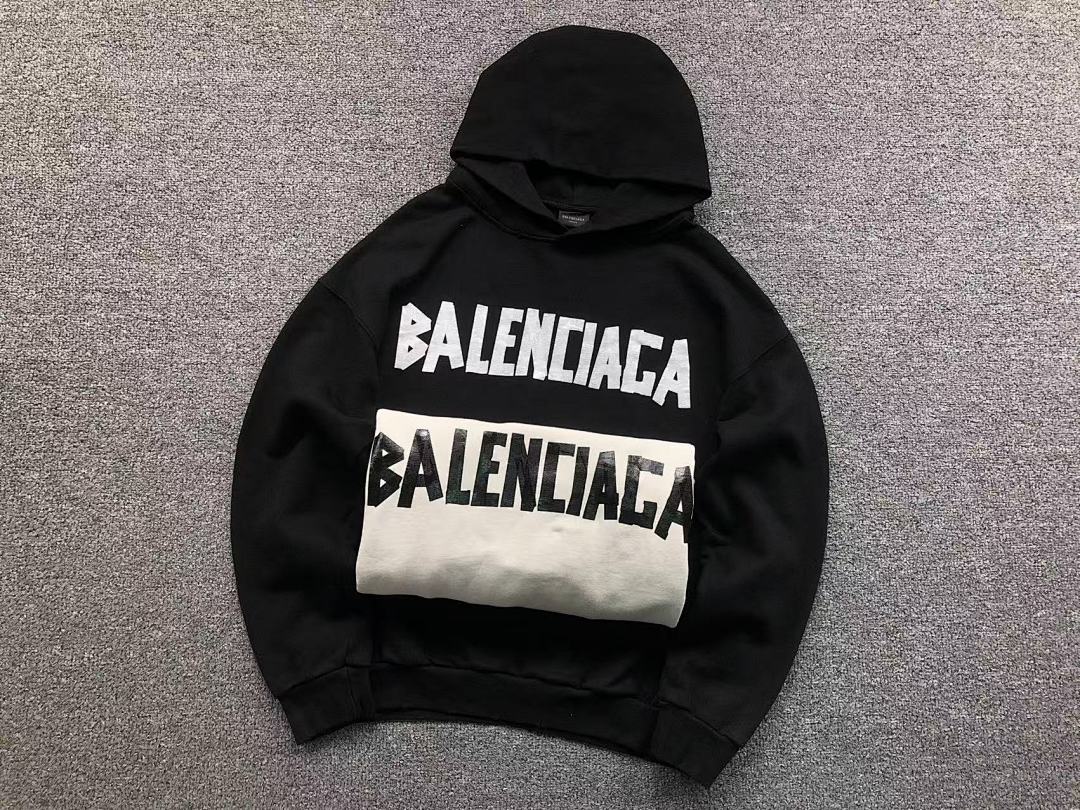 Balenciaga 225 B⭐L⭐⭐⭐IA⭐A HOODIE 5101185136 (Im 170Cm 60Kg I Wear Size S In The Phot) - Image 7
