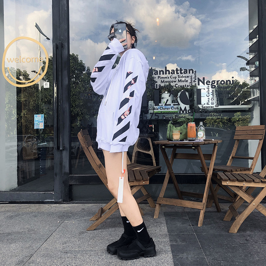Off-White 126 OFF-WHITE (WHITE HOODIE) - Image 44