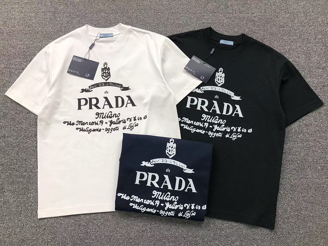 Prada 108 P⭐A⭐A T-SHIRT 411132421 (Im 170Cm 57Kg I Wear Size M In The Phot) - Image 5