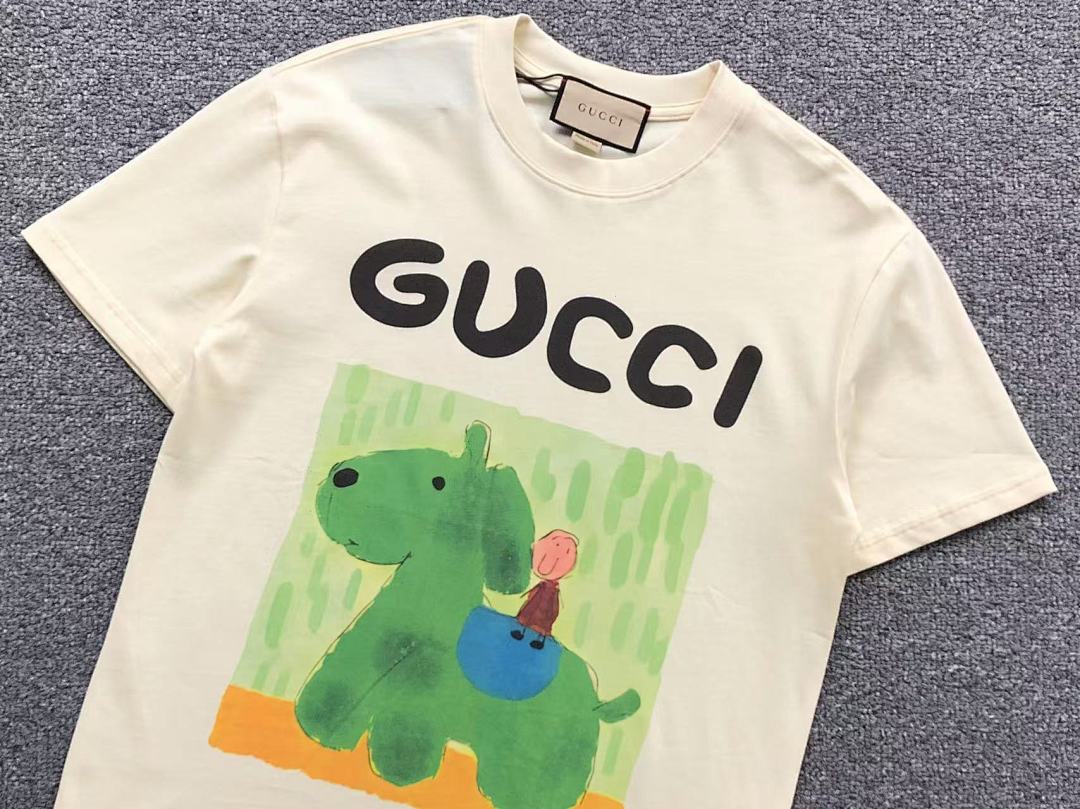 Gucci 85 G⭐C⭐I T-SHIRT 560607101 (Im 170Cm 60Kg I Wear Size S In The Phot) - Image 7