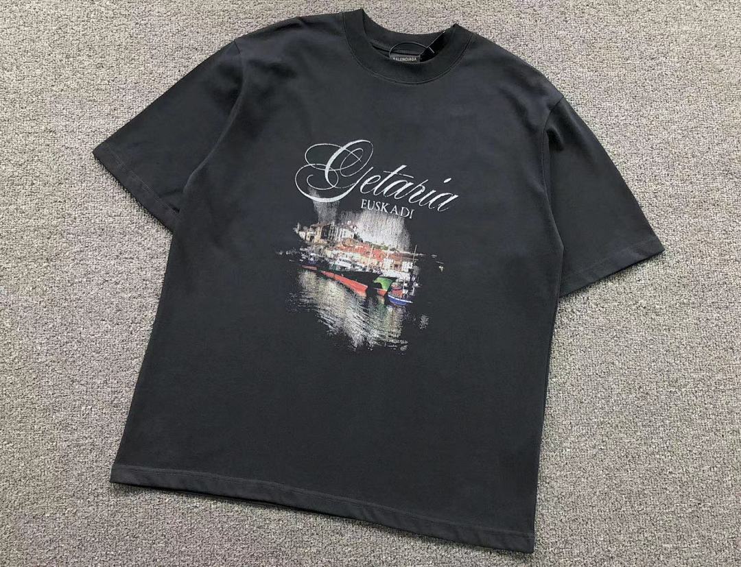 Balenciaga 125 B⭐L⭐⭐⭐IA⭐A T-SHIRT 503124721 (Im 170Cm 60Kg I Wear Size S In The Phot) - Image 6
