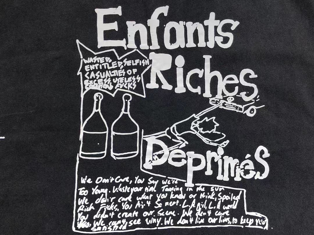 Chanel 88 ENFANTS RICHES DEPRIMES T-SHIRT 42012410162 (Im 170Cm 60Kg I Wear Size M In The Phot) - Image 8