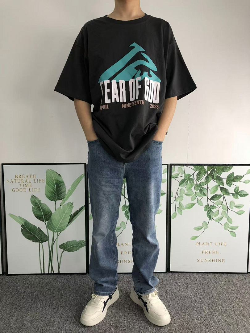 Fear of God 98 FOG R⭐⭐123 T-SHIRT 412130317 (Im 170Cm 57Kg I Wear Size M In The Phot) - Image 3