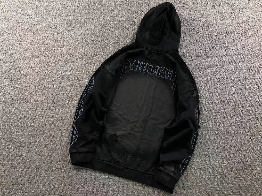 Balenciaga 245 B⭐L⭐⭐⭐IA⭐A HOODIE 4122709163 (Im 170Cm 60Kg I Wear Size XS In The Phot) - Image 11