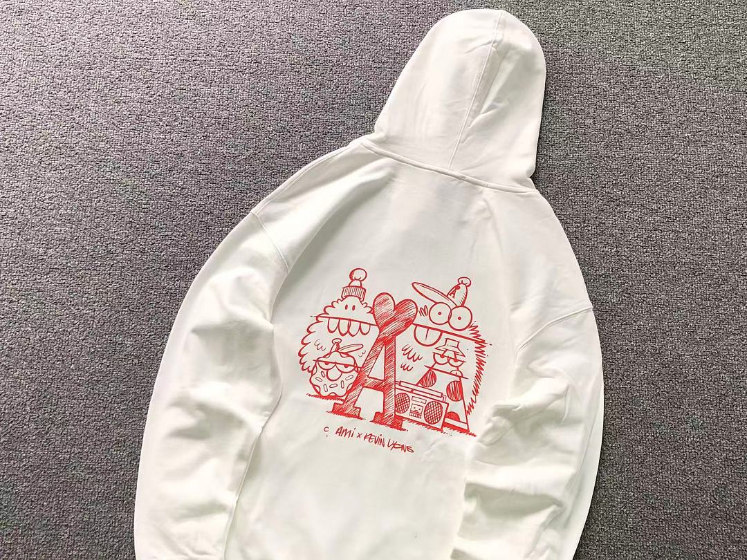 AMI 168 AMI HOODIE 3208212321 (Im 170Cm 60Kg I Wear Size M In The Phot) - Image 8